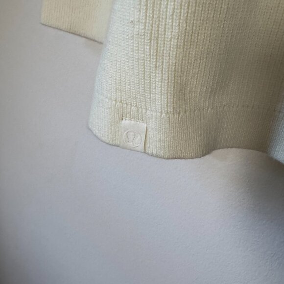 Lululemon Side Slit Sweater Wrap Lemon Sorbet NWT - Picture 5 of 10